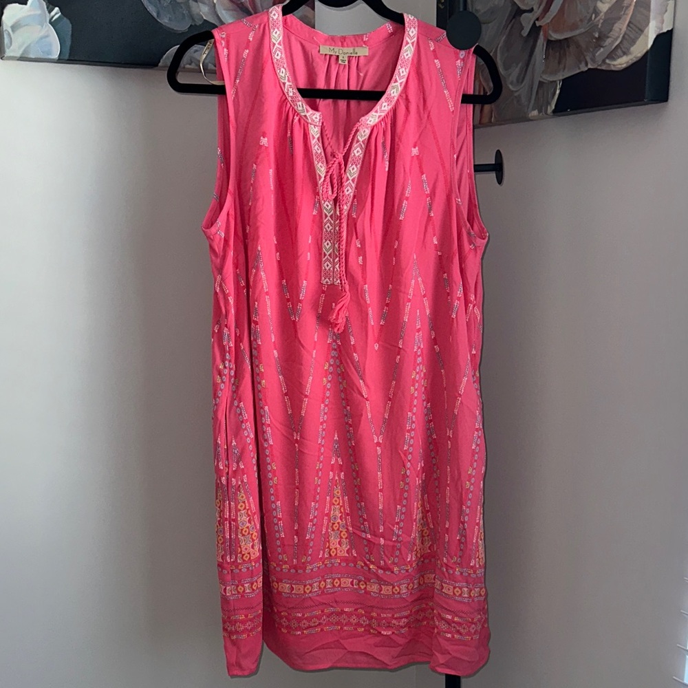My Danielle Midi Dress with Tassel Tie
